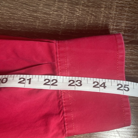 Vintage Mens Wrangler Red Large Tall Button Down Western Shirt - Picture 4 of 7